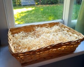 Make Your Own Hamper - Wicker Basket Hamper Tray with Wood Wool Filling