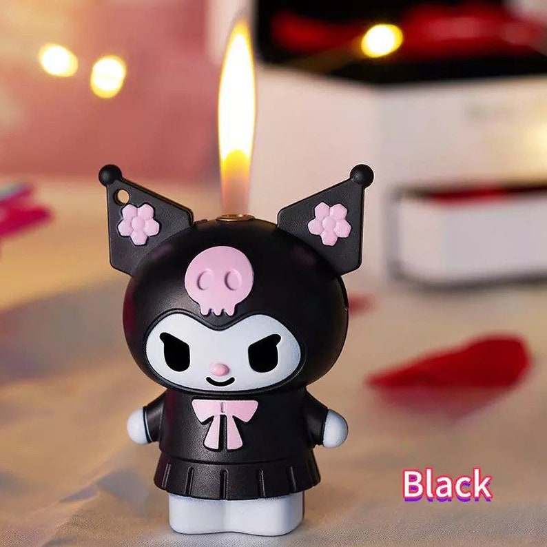 Kuromi Lighter Kawaii Accessories Refillable Custom Lighter Etsy Canada