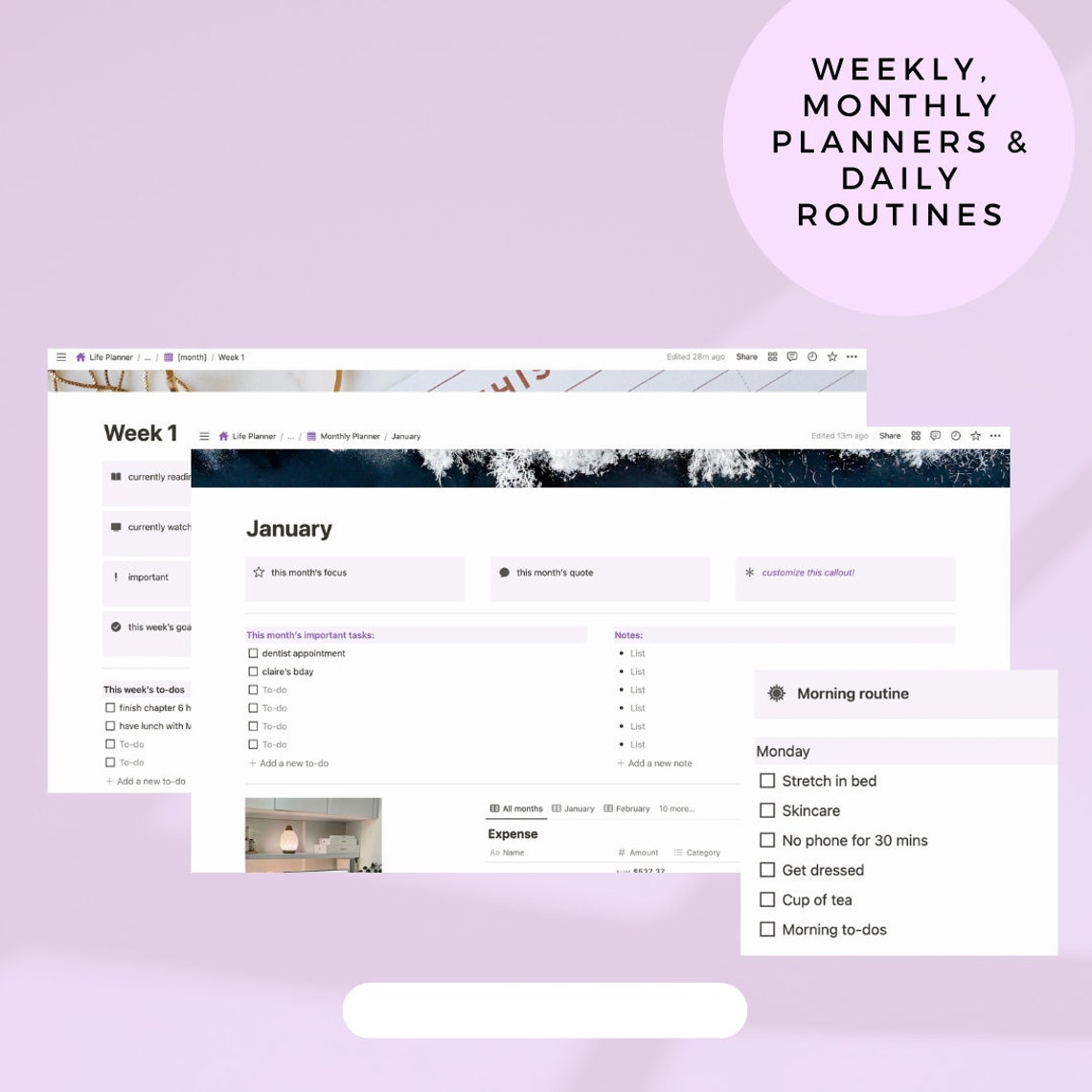 2023 Notion All in One Life Planner Notion Template Ultimate Notion 2023 Notion All in One Life Planner Notion Template Ultimate Notion