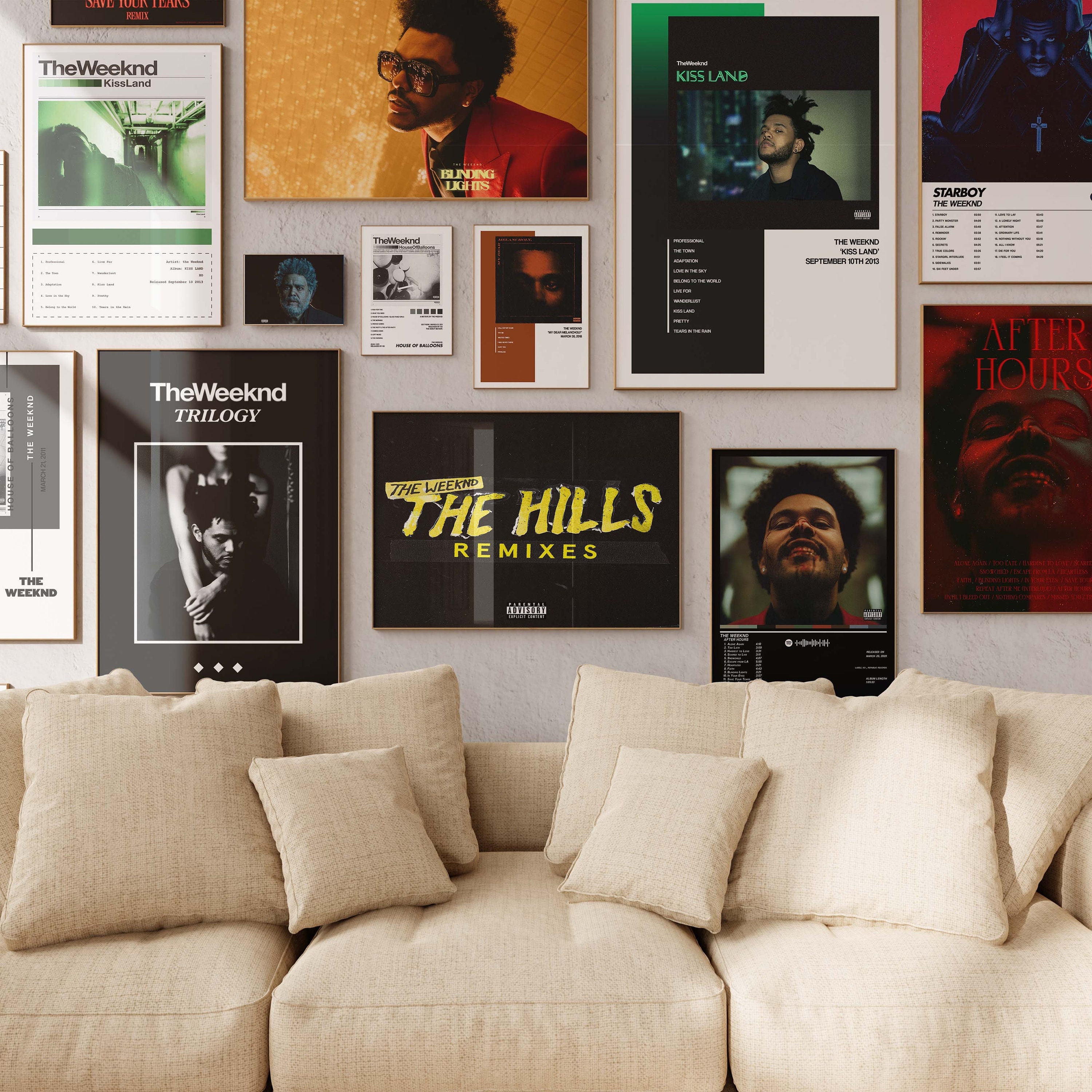 Big Set of 23 the Weeknd Album Cover Posters Trendy Wall Art - Etsy