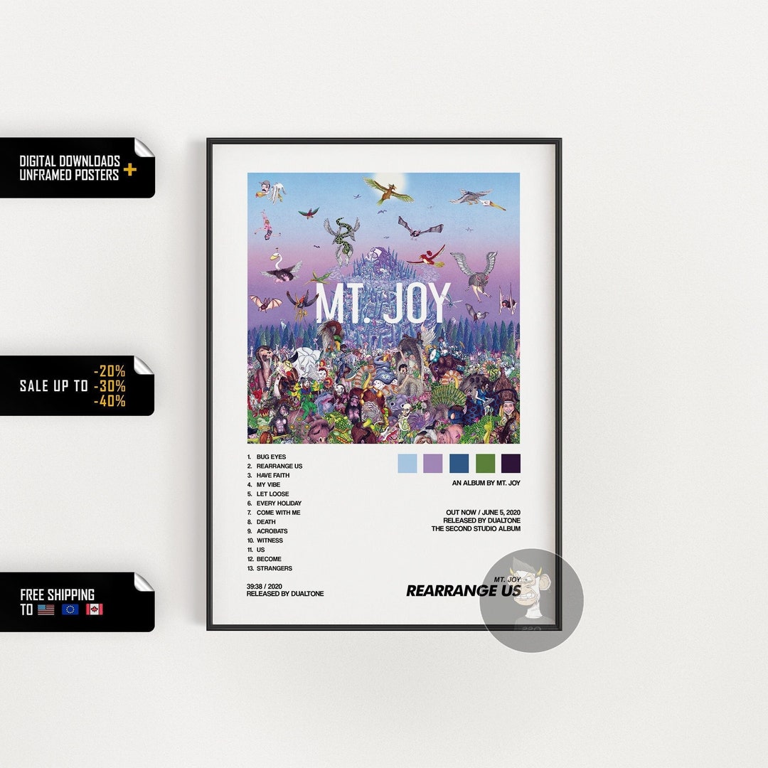 Mt Joy Rearrange Us Album Cover Poster Create Your Own Etsy