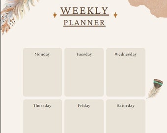 A4 Weekly Planner, To Do List, Undated Planner, Family Planner, Work from Home, Work Planner, Meal Planner, Stationery, Organizer