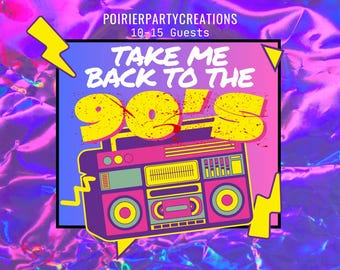 Back to the 90's: Murder Mystery Party
