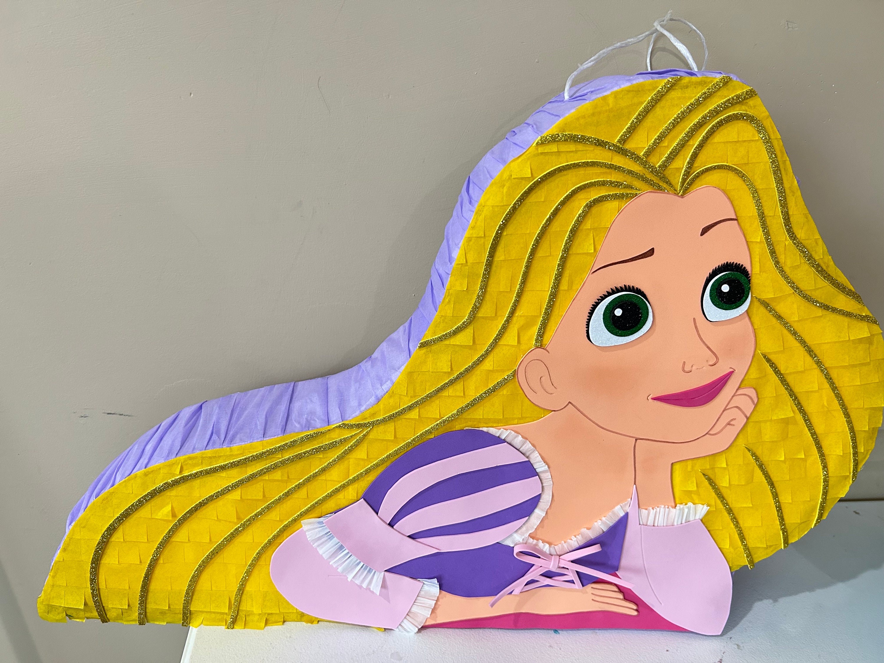 Muñeca Piñata Inspirada En Barbie Para Fiesta De Cumpleaños 30x20x4 