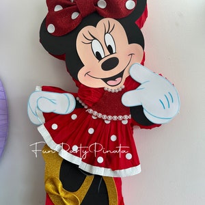Hermosa Piñata De Minnie Mouse Para La Fiesta De Cumpleaños, La ...