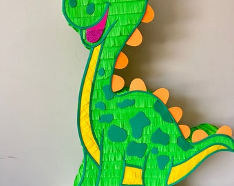 Dinosaurio piñata para fiesta de cumpleaños 30"x20"x4"