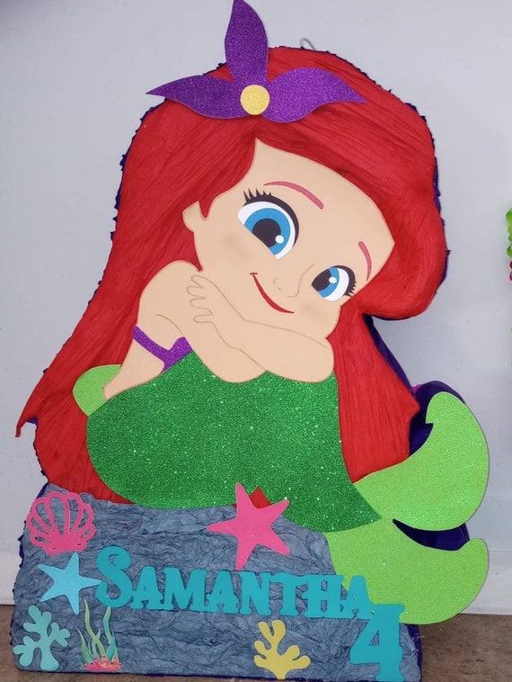 SIRENA PINATA para fiesta de cumpleaños 30x20x4 pulgadas -  México