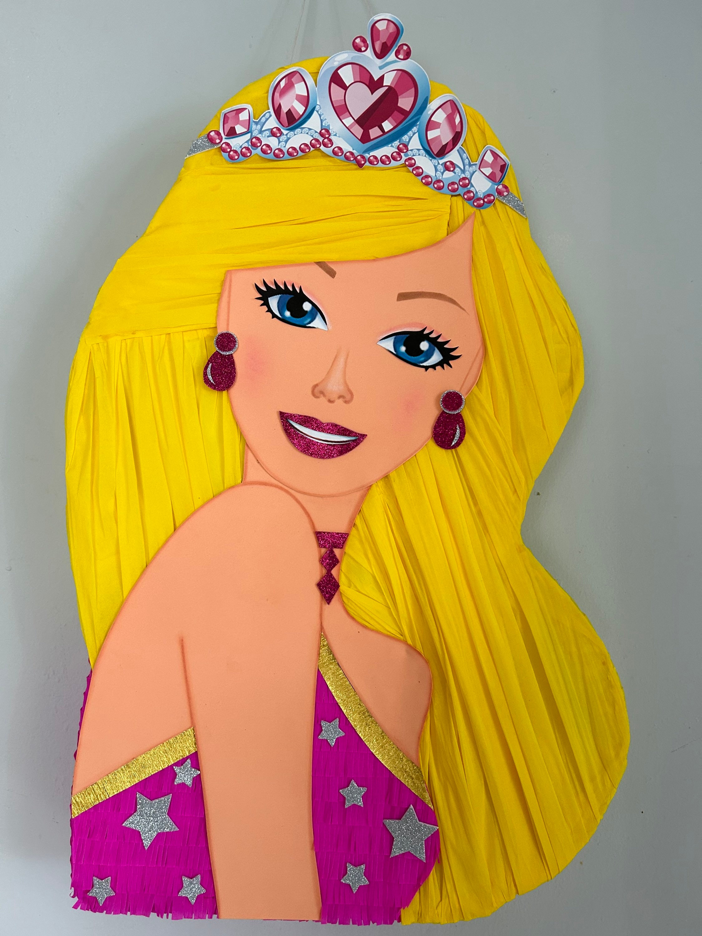 Muñeca Barbie Princesa Piñata 30x20x4 