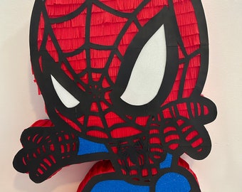 SpiderMan Piñata para fiesta de cumpleaños 30"x20"x4"