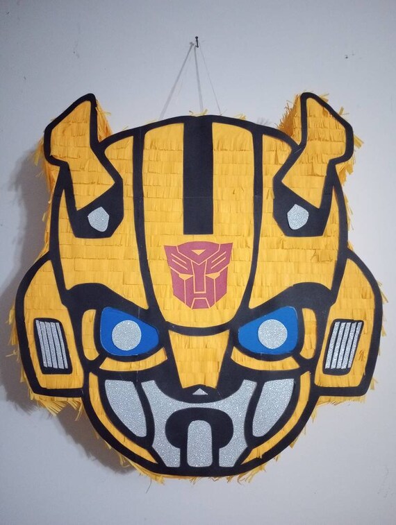 BUMBLEBEE TRANSFORMER PINATA for Birthday Party Etsy