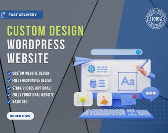 Custom Design WordPress website - Custom Website Design