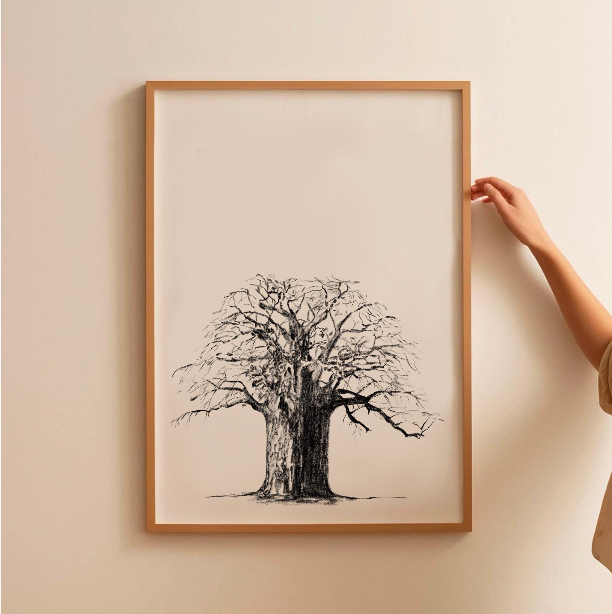 バオバブの木　絵画 バオバブの木 絵画 【公式通販】