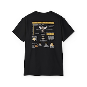 Camiseta de anatomía de la abeja Apis Mellifera, ropa unisex para apicultores.