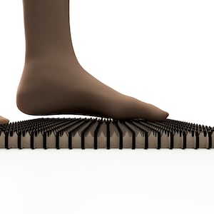 Laser Cut Foot Massage Board Acupressure Sadhu Mat Self Reflexology Foot Massage Material Thickness 3mm (0.125 in) SVG,DXF,DWG,Ai,Pdf Files