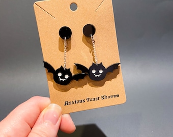 Bat Dangle Earrings