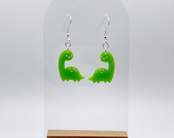 Smiley Dino Earrings/Dinosaur Earrings/Gift/Gifts for him/Gifts for her