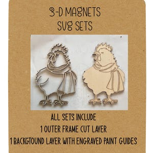 Each of these elements were drafted by me and tested on my laser machine using 1/8” bass board . Layers are provided so that engrave layers can be created for help in providing guide lines for painting.