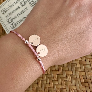 Personalised initial bracelet, personalised gifts, gifts for her, gifts for him, couples gift, friendship bracelet, birthday gift, Christmas