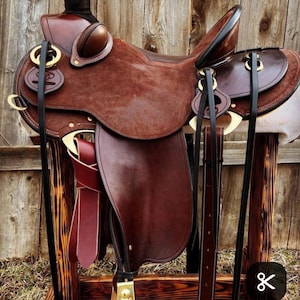 Equestrian gear&#39;&#39;Hot Seat Big Horn Western Roper Saddle 16&#39;&#39; Inch Brown | Handmade Eco-Leather Horse Saddle for Roping, Ranch & Trail Riding