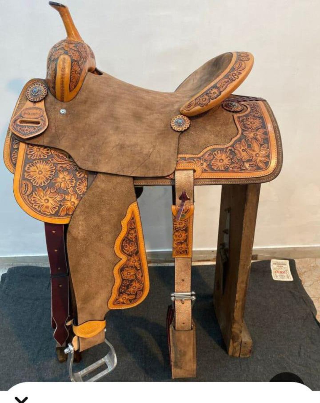 Western Barrel Saddle 16