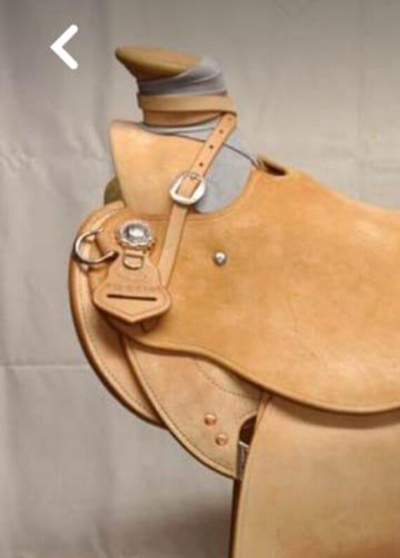 Selle Western Roper 16 po. | Cuir écologique châtaignier avec