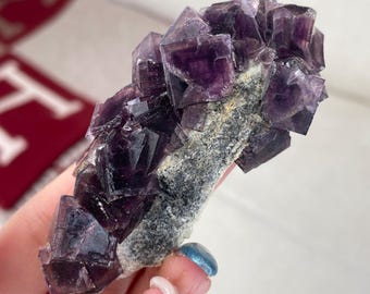 Phantom Purple Fluorite Crystal Specimen