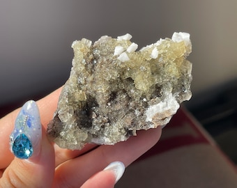 Yellow Fluorite Specimen from Moscona Mine, Corvera de Asturias, Spain