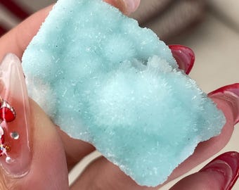 Botryoidal Blue Aragonite Mineral Specimen