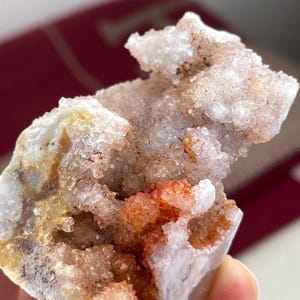 Two Tone Druzy Pink Amethyst Free Form