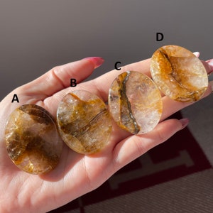 High Grade Golden Healer Worry Stones