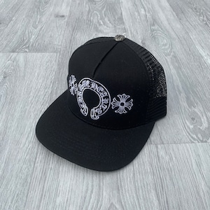 Chrome Hearts Horseshoe Cross Trucker Hat Baseball Snapback Cap