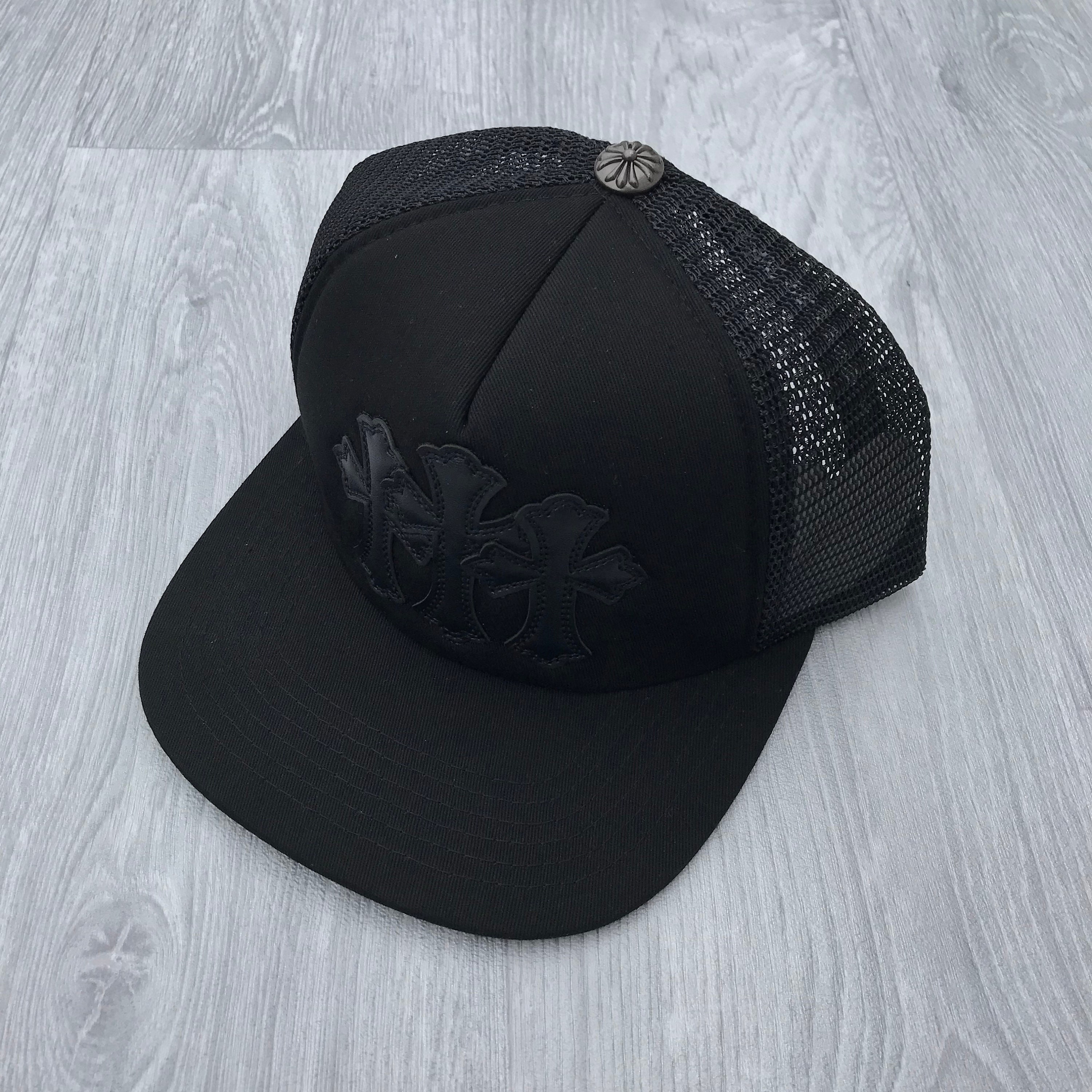 Chrome Hearts Triple Cross Trucker Hat Baseball Snapback Cap Chrome Hearts Triple Cross Trucker Hat Baseball Snapback Cap