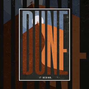 Dune Digital Movie poster Print