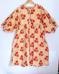 Handmade Floral Block Print Cotton Dress - Deep Neck Midi Mini product logo