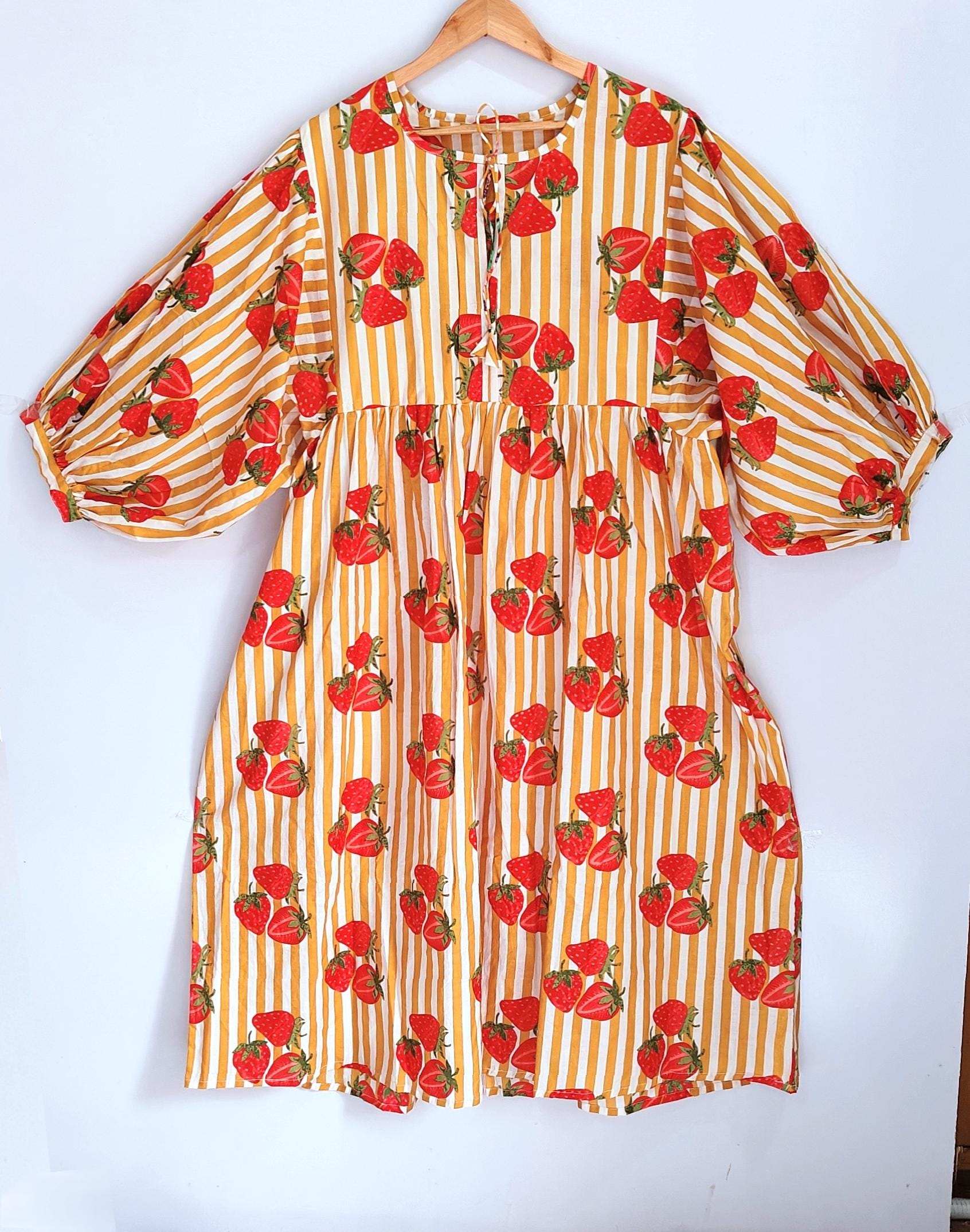 Woman Strawberry Dress - Etsy