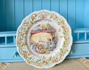 Brambly Hedge Four Seasons プレート 4 枚セット、Royal Doulton