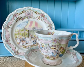 Brambly Hedge Four Seasons プレート 4 枚セット、Royal Doulton
