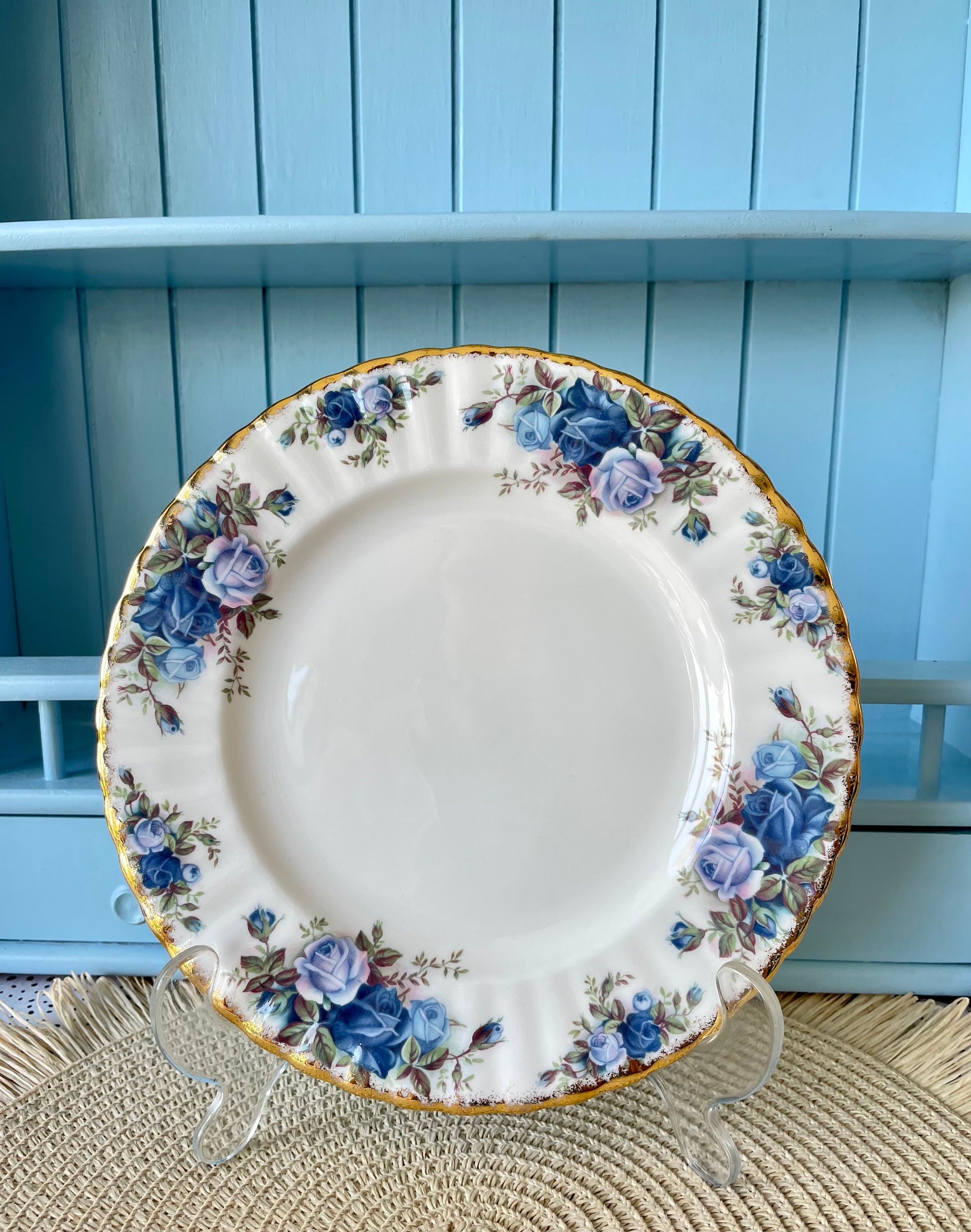 Vintage Royal Albert Moonlight Rose Lunch Plate, Price is per
