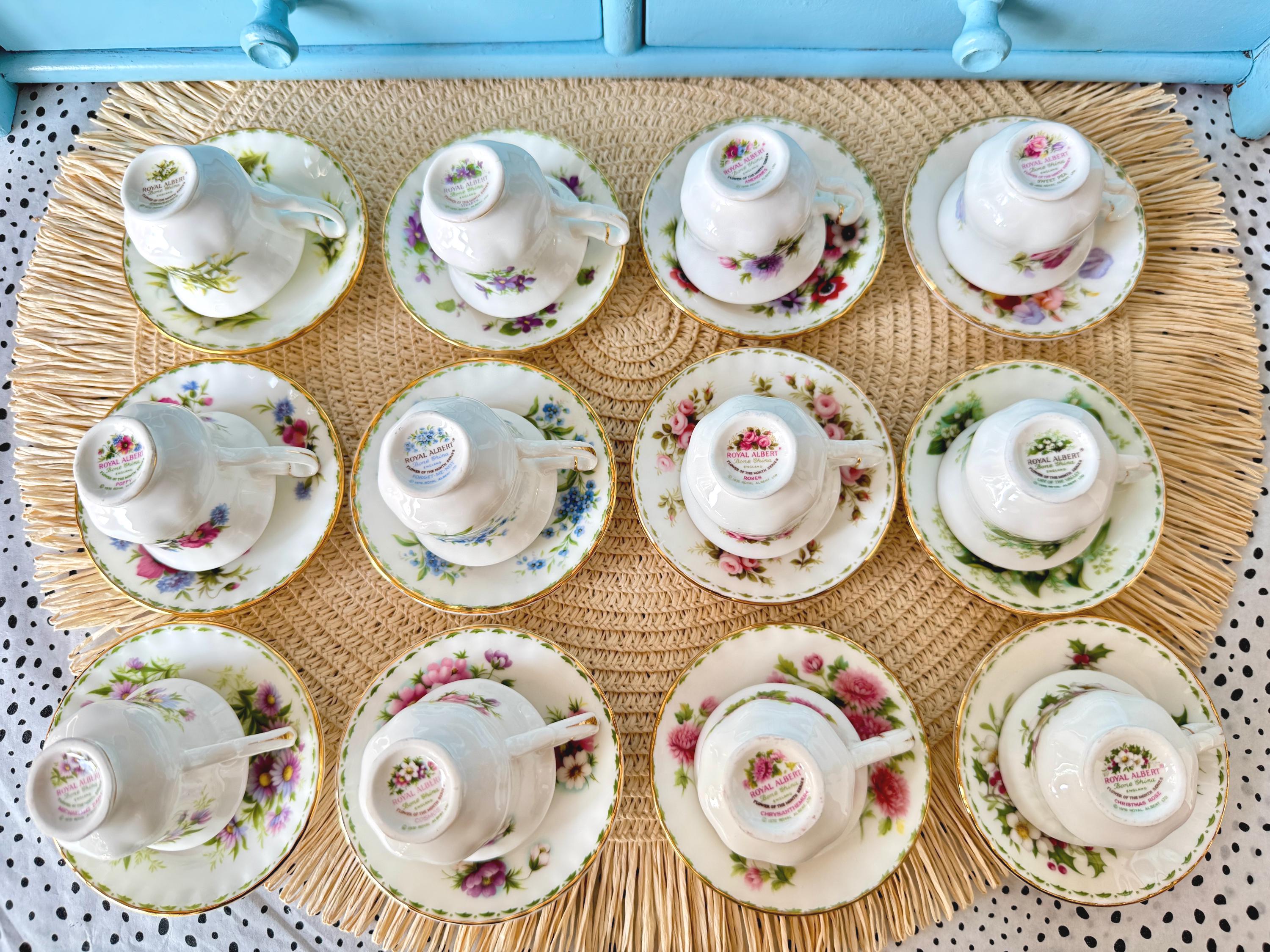 Mini Vintage TeaSet of 12 