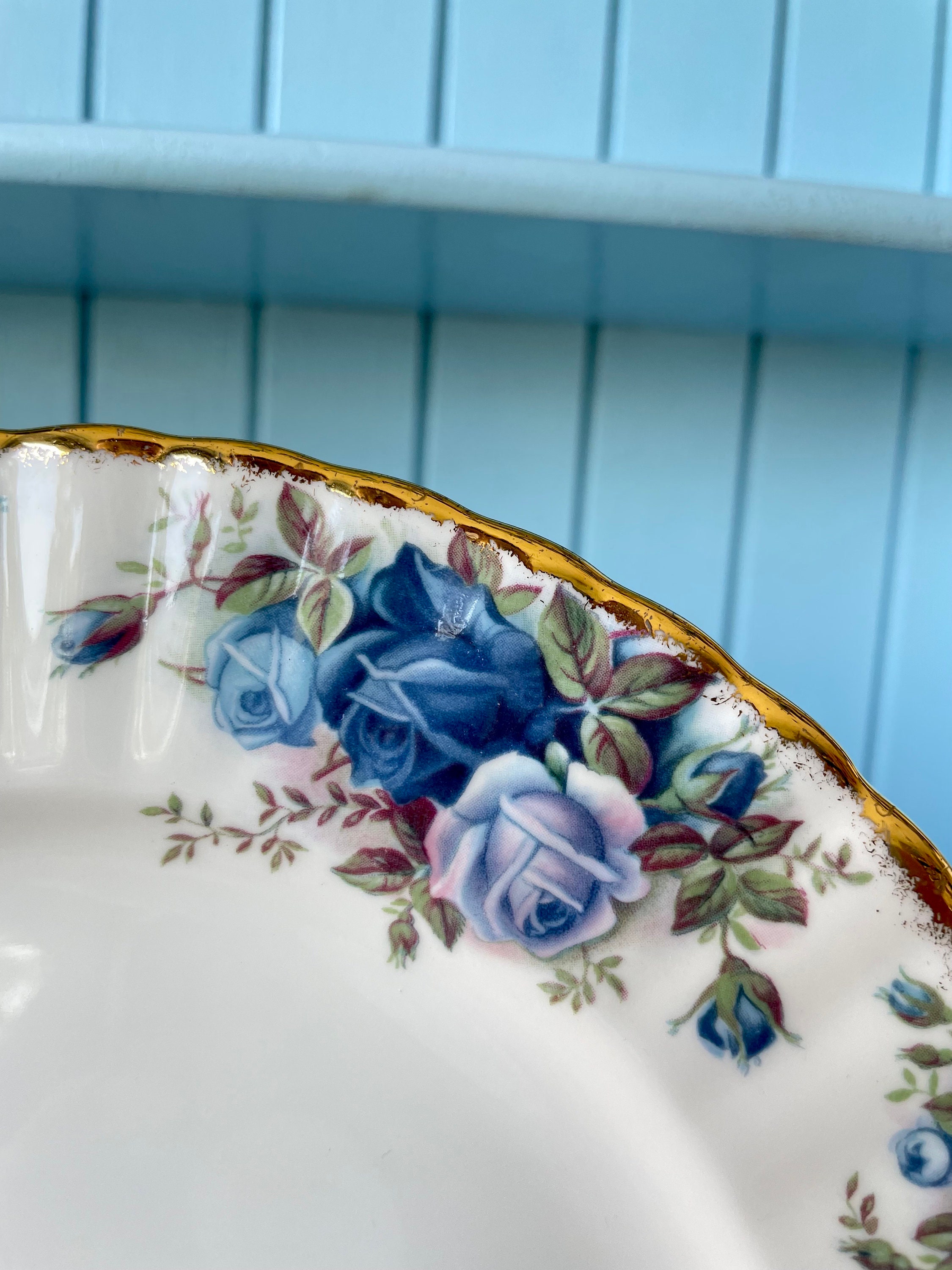 Vintage Royal Albert Moonlight Rose Lunch Plate, Price is per