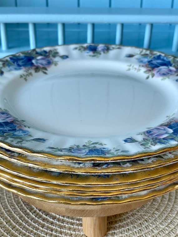 Vintage Royal Albert Moonlight Rose Lunch Plate, Price is per