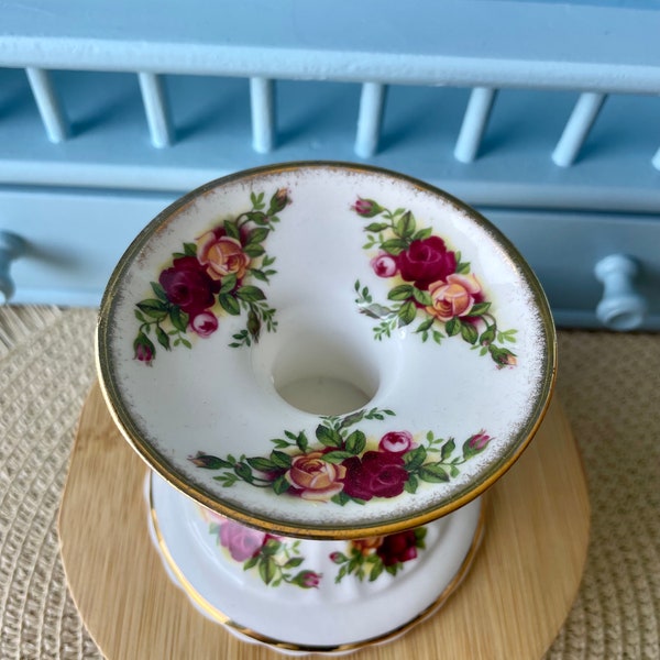 Royal Albert Old Country Roses Candle Holder Etsy