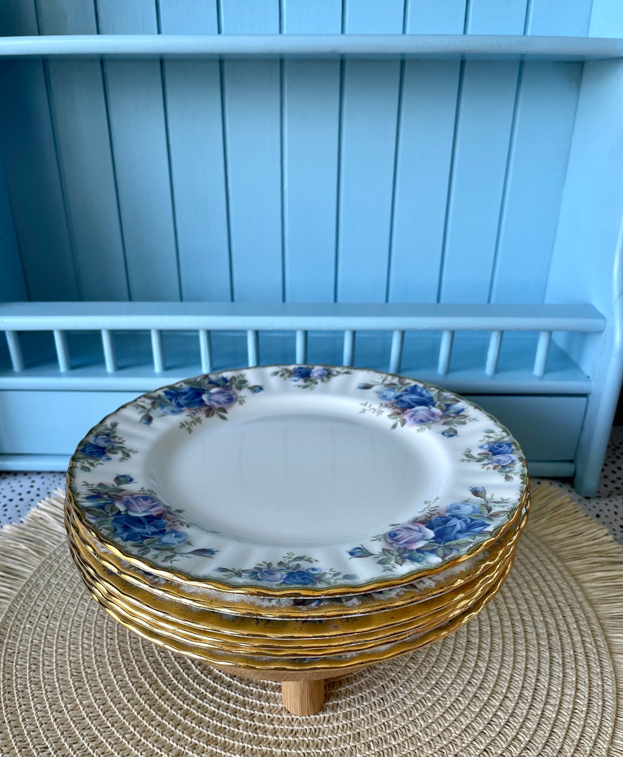 Vintage Royal Albert Moonlight Rose Lunch Plate, Price is per