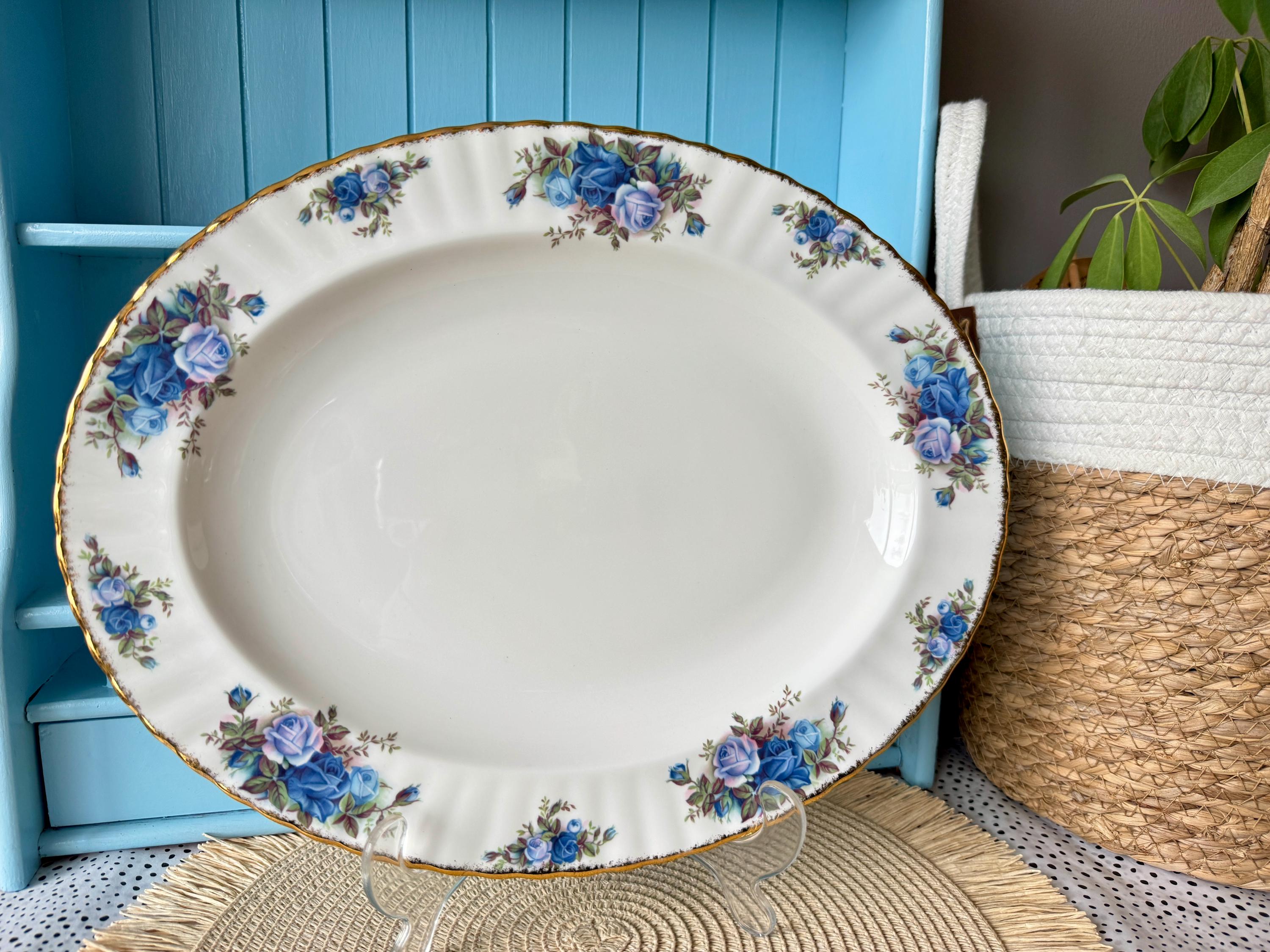 Royal Albert Moonlight Roses Platter - Etsy
