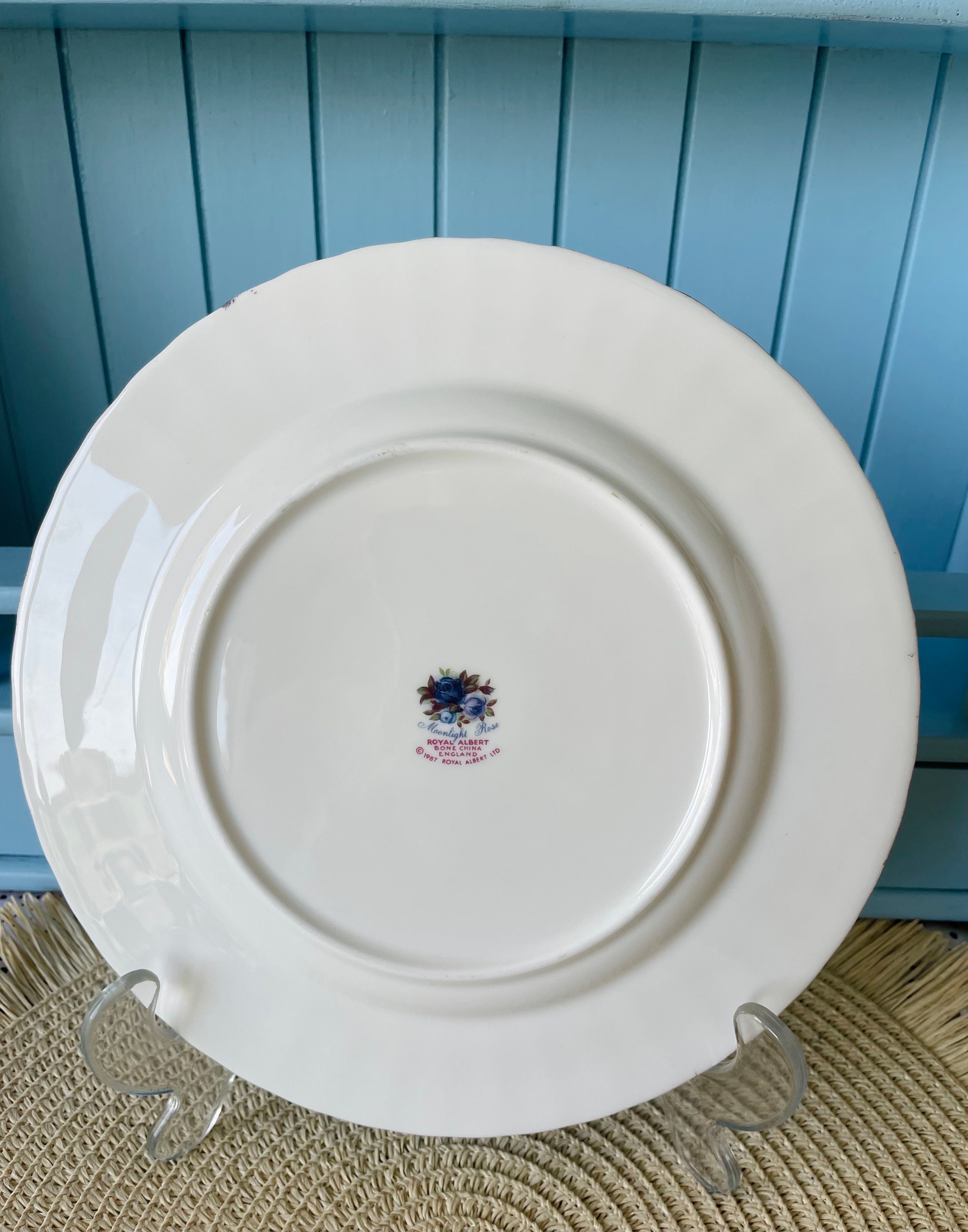 Vintage Royal Albert Moonlight Rose Lunch Plate, Price is per