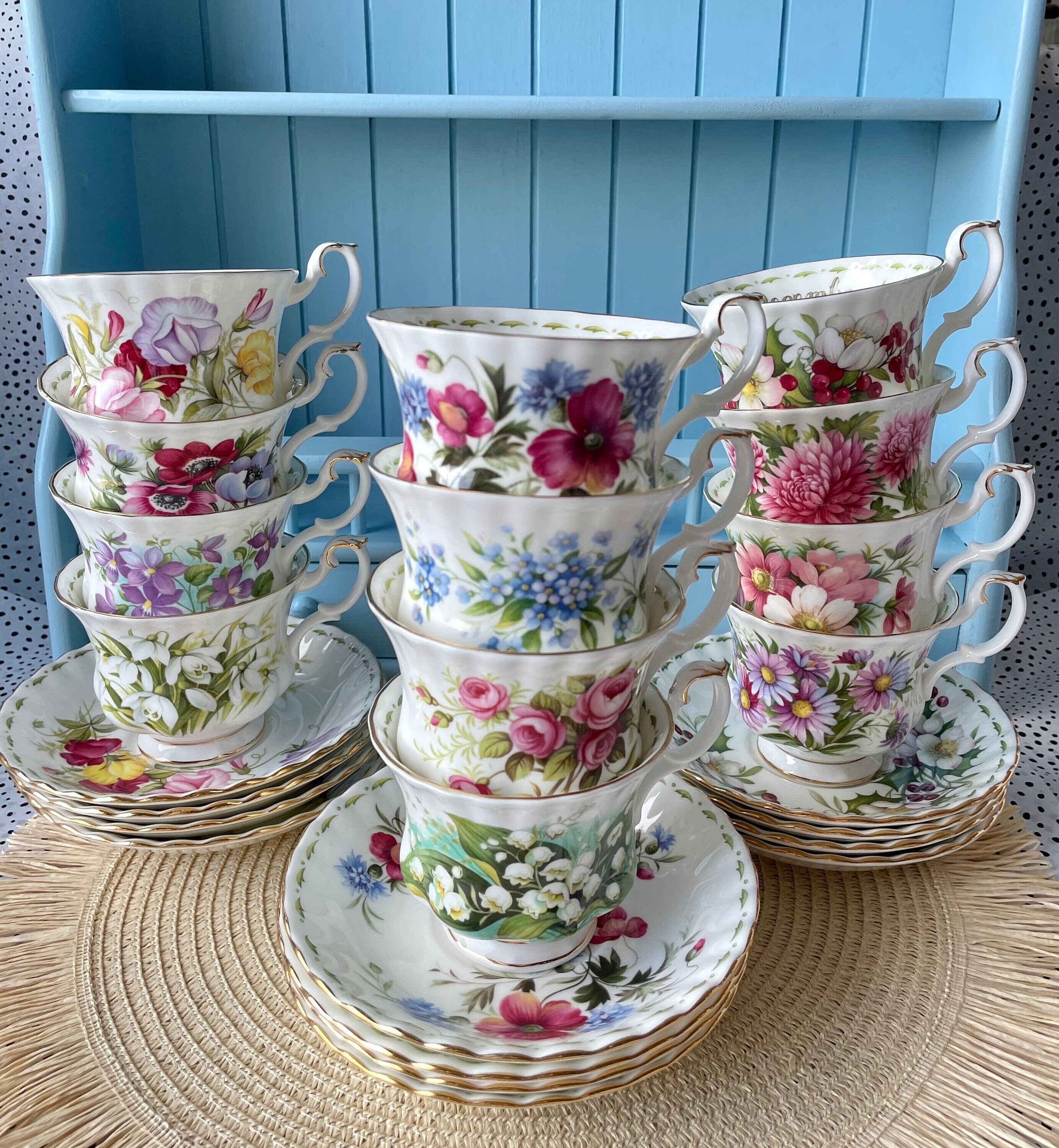 Vintage TeaSet of 12 