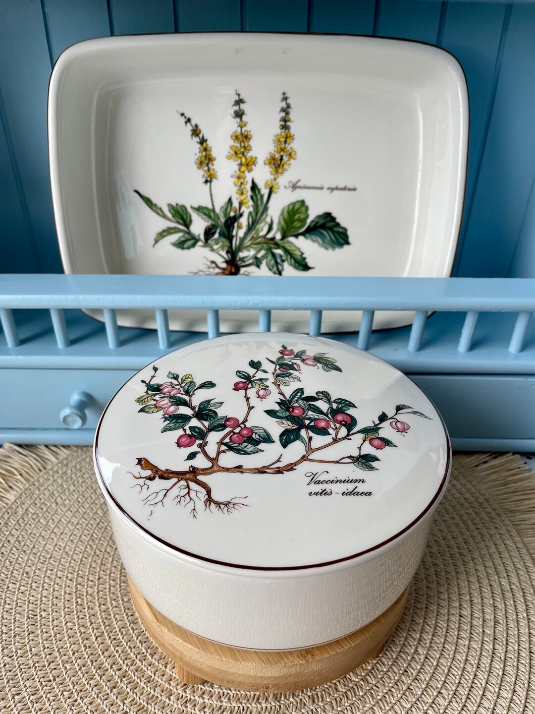 Vintage Villeroy & Boch botanica Series Items, Available as Set Lidded
