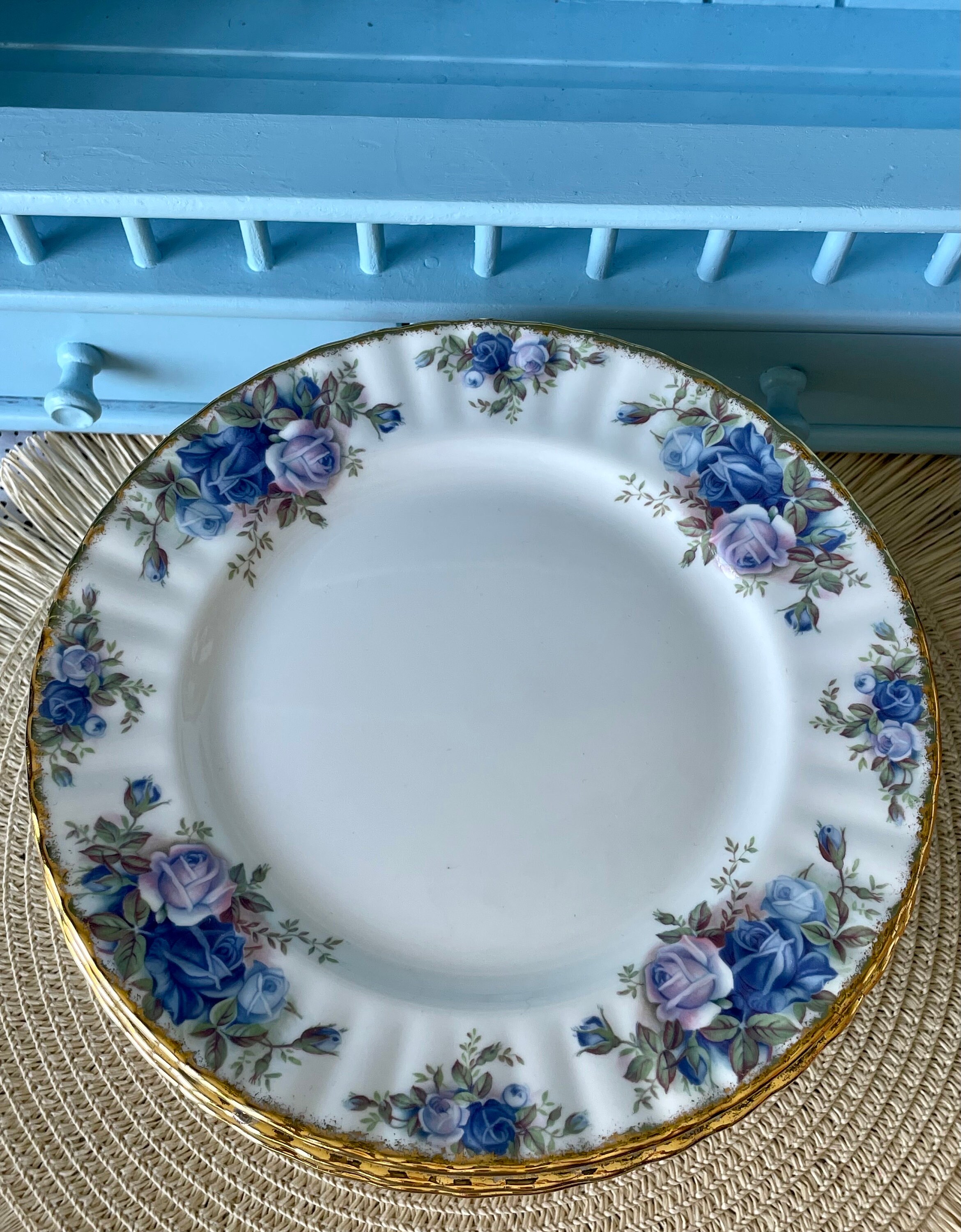 Vintage Royal Albert Moonlight Rose Lunch Plate, Price is per