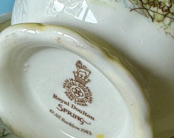 Hard to Find Vintage Royal Doulton 'spring' Duo From the