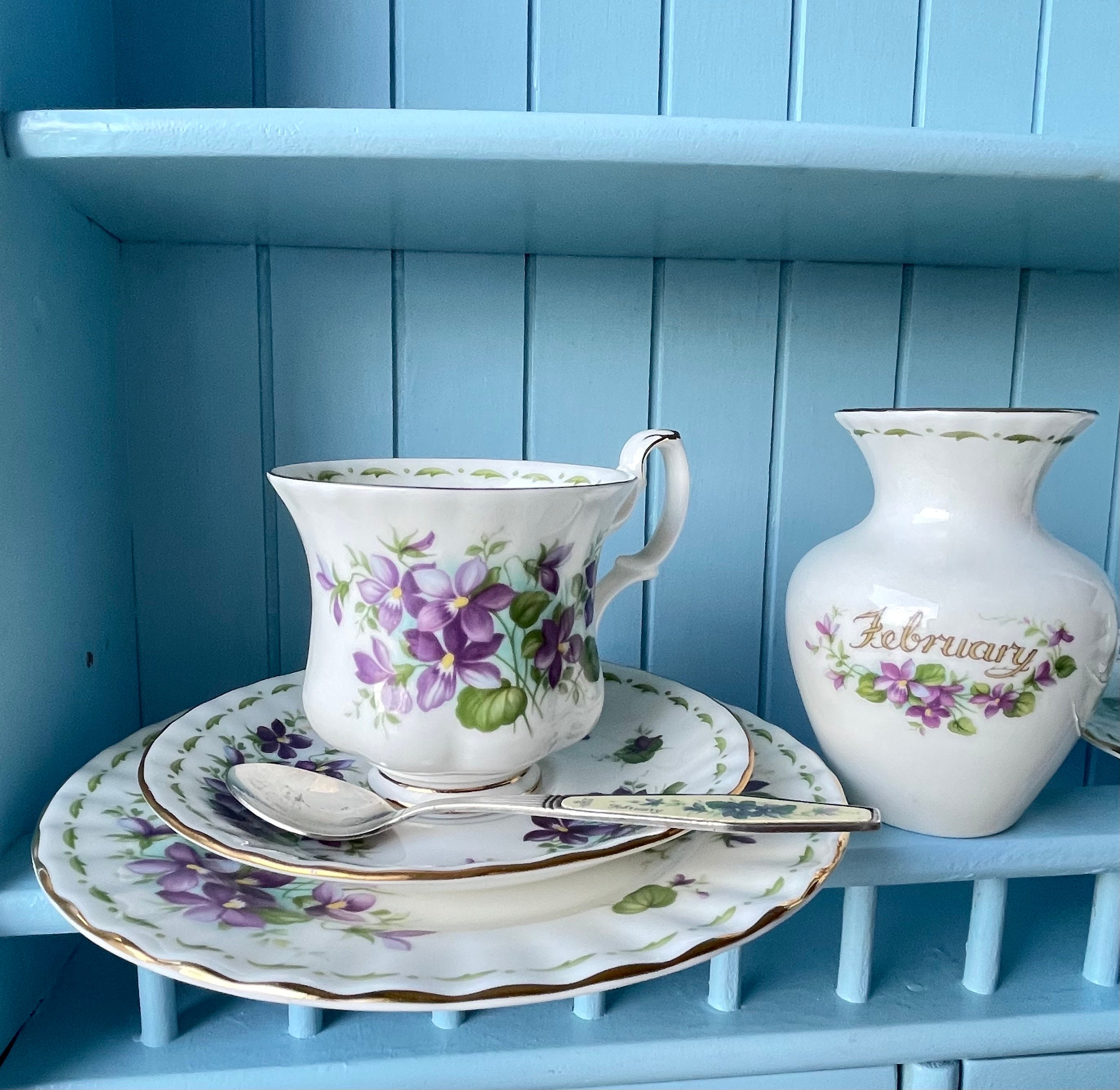 Royal Albert Flower of the Month Trio